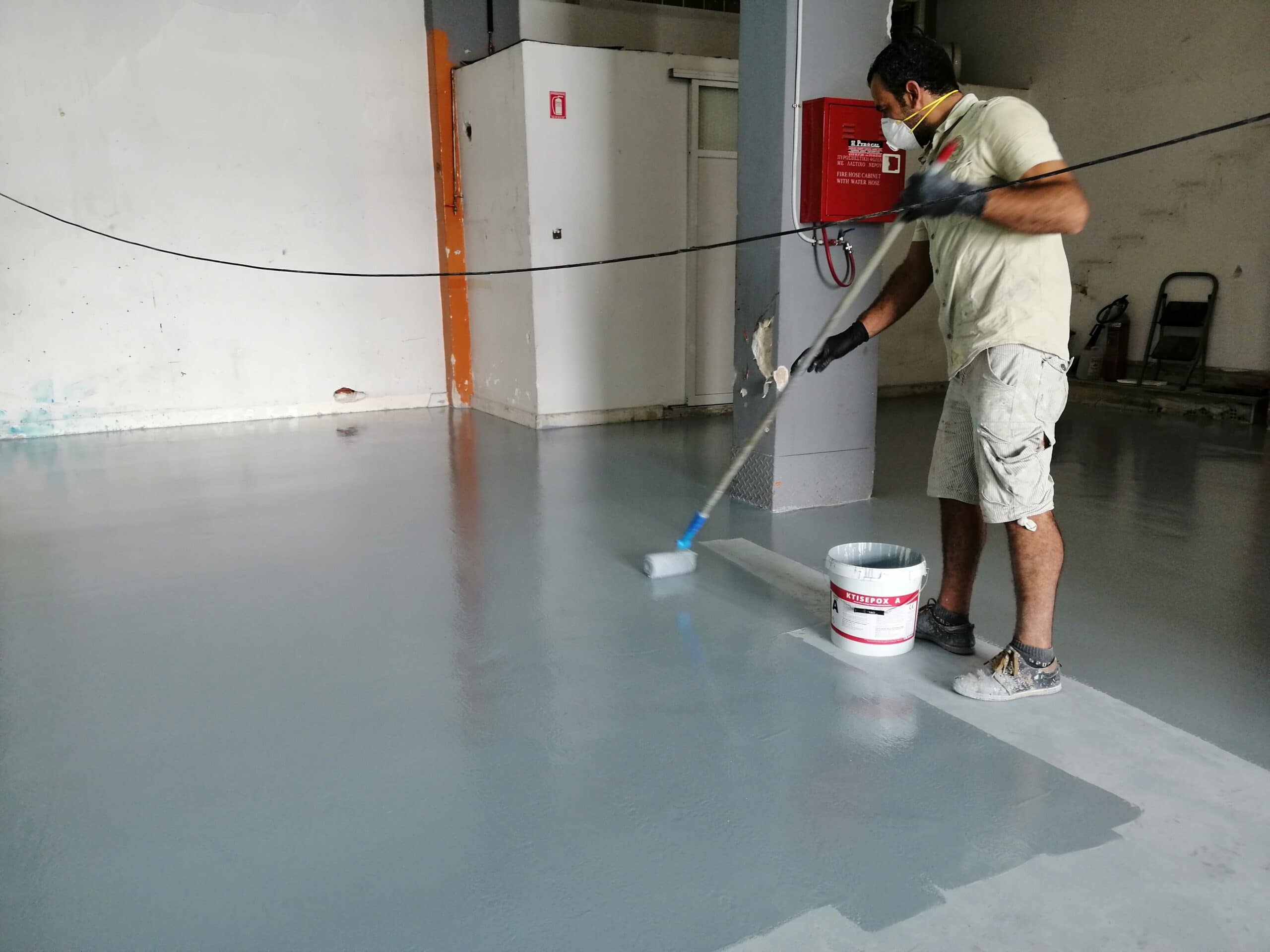 epoxy flooring process