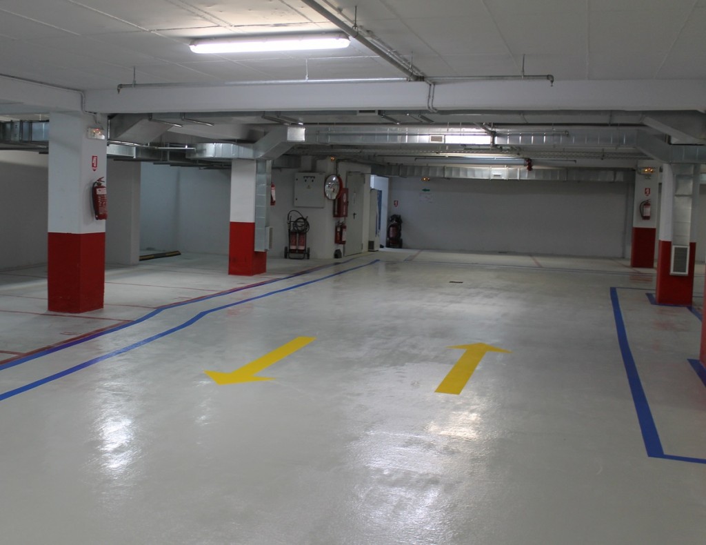 epoxy in car parking