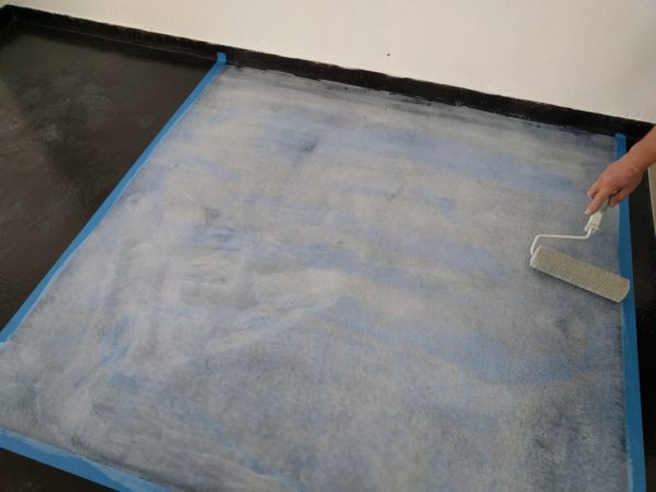 metallic epoxy application